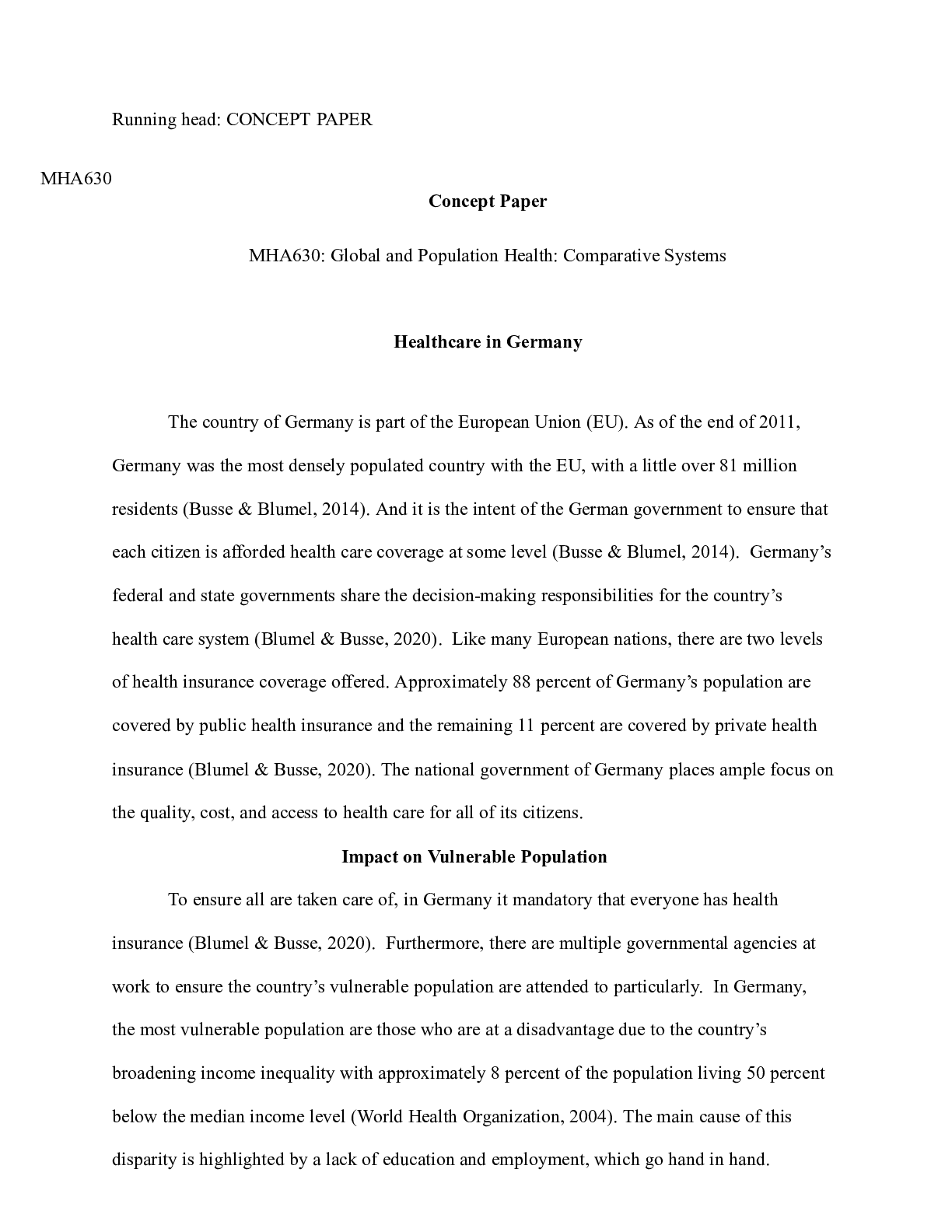 Preview image of MHA630 Week 4 Assignment.docx document